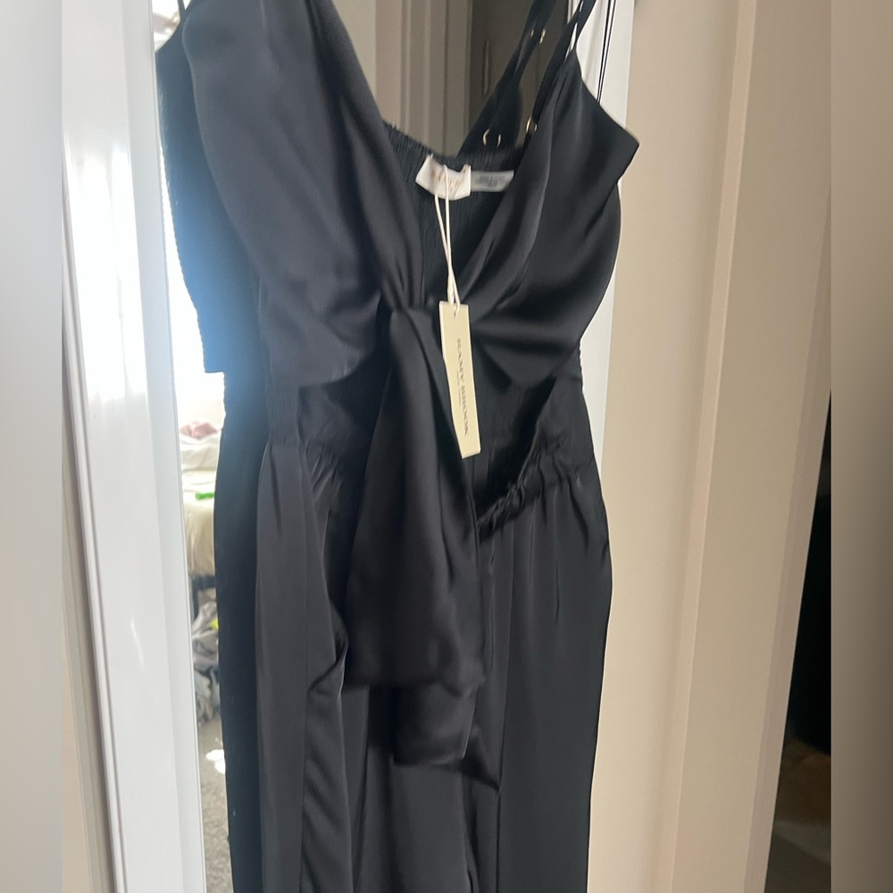 NWT Ramy Brook Brit Front Tie Cutout Jumpsuit XS - Picture 11 of 14